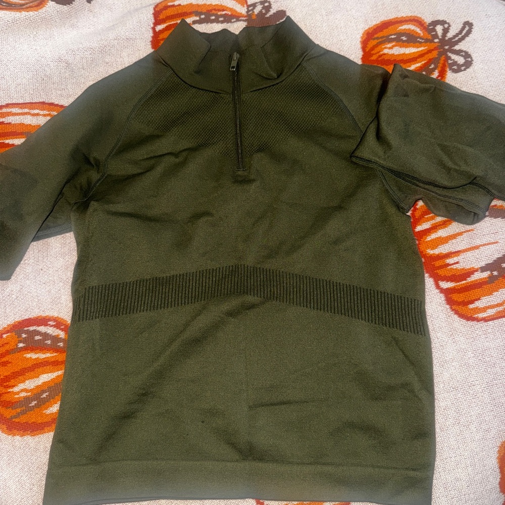PINK Victoria Secret Active Wear Quarter-Zip Top